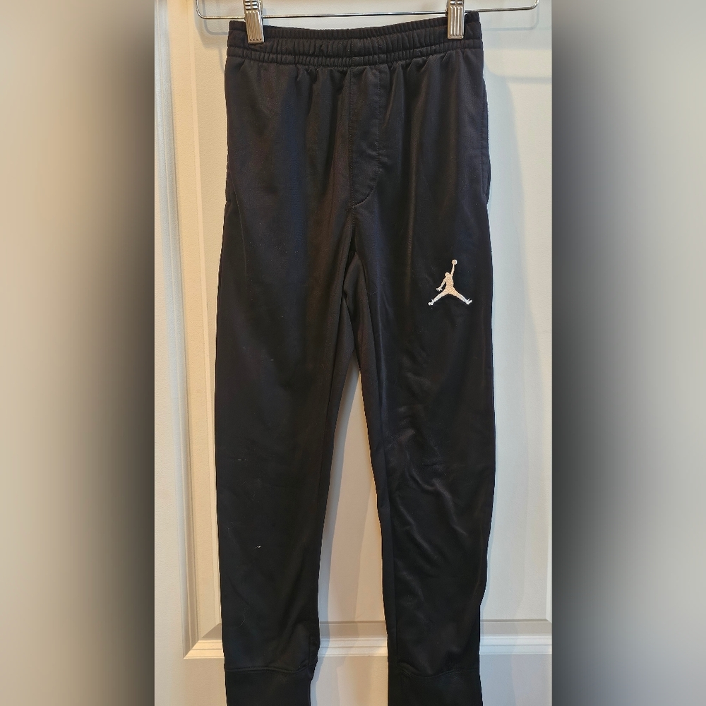 Jordan Kids Dark Sweatpants with White Logo